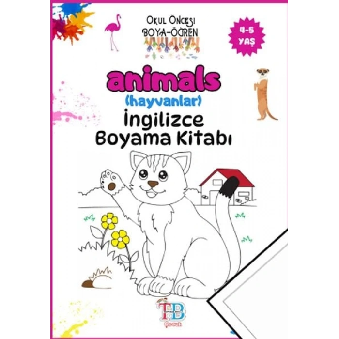 Animals (Hayvanlar)Boyama Kitabı