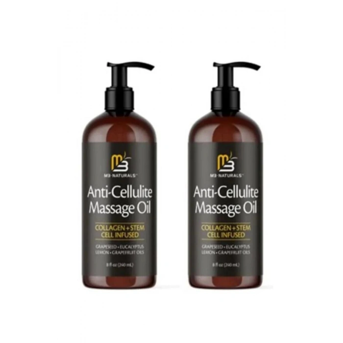 Anti Cellulıte Sıkılaştırıcı Yağı Yakıcı Masaj Bakım Yağı 240 ml 2 Adet
