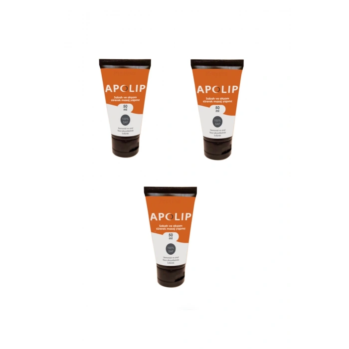 Apolip Kremi 50ml 3 Adet / Apolip Hemorrhoid Cream 50ml 3 Pieces