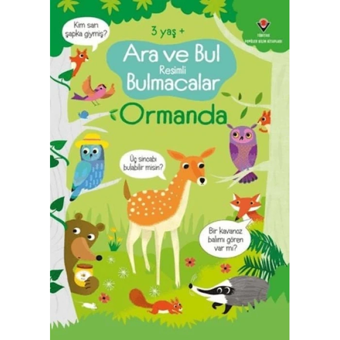 Ara Ve Bul li Bulmacalar - Ormanda