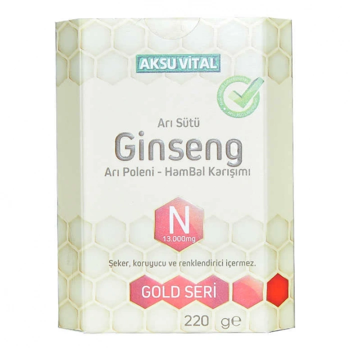Arı Sütü Ginseng Polen Bal Karışımı 220 Gr