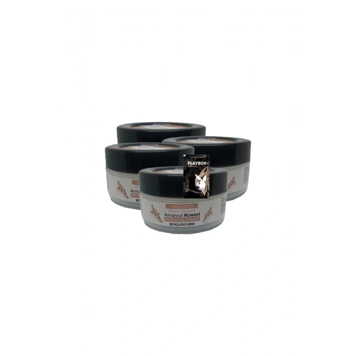 Arnavut Kremi 4x50 ml Cilt Renk Açıcı Masaj Bakım Kremi 1 adet Jel ile