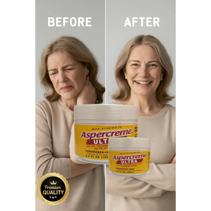 Aspercreme Ultra Sırt, Bel, Kas, Diz, Dirsek, Artrit Vücut Ağrı Masaj Kremi 2li Set