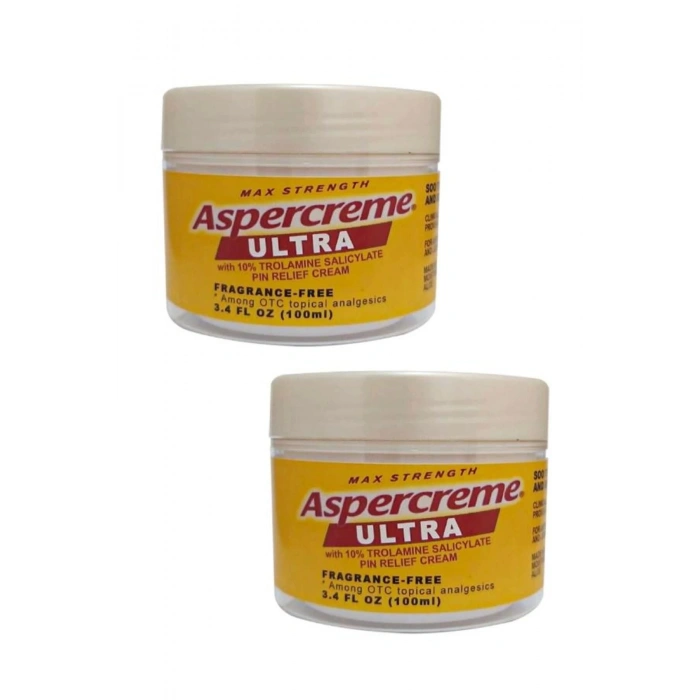 Aspercreme Ultra Sırt, Bel, Kas, Diz, Dirsek, Artrit Vücut Ağrı Masaj Kremi 2li Set