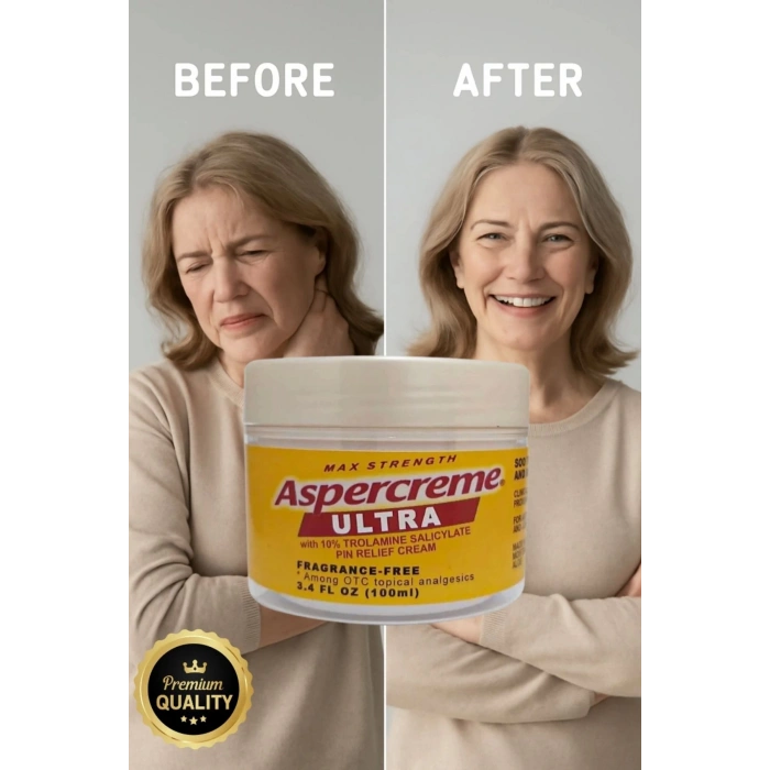 Aspercreme Ultra Sırt, Bel, Kas, Diz, Dirsek, Artrit Vücut Mucize Ağrı Masaj Kremi 100 ML