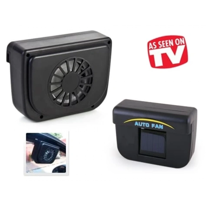 Auto Fan Güneş Enerjisiyle Çalışan Araç İçi Soğutucu