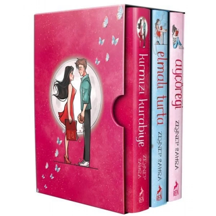 Ayçöreği - Elmalı Turta - Kırmızı Kurabiye (3  Takım) (Ciltli)