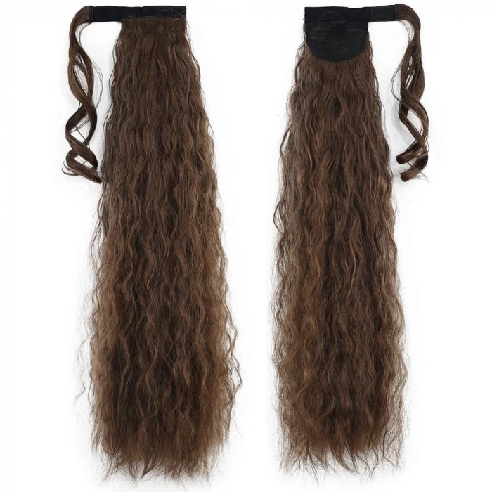 Bağlamalı Kabarık Dalgalı At Kuyruğu / Kumral