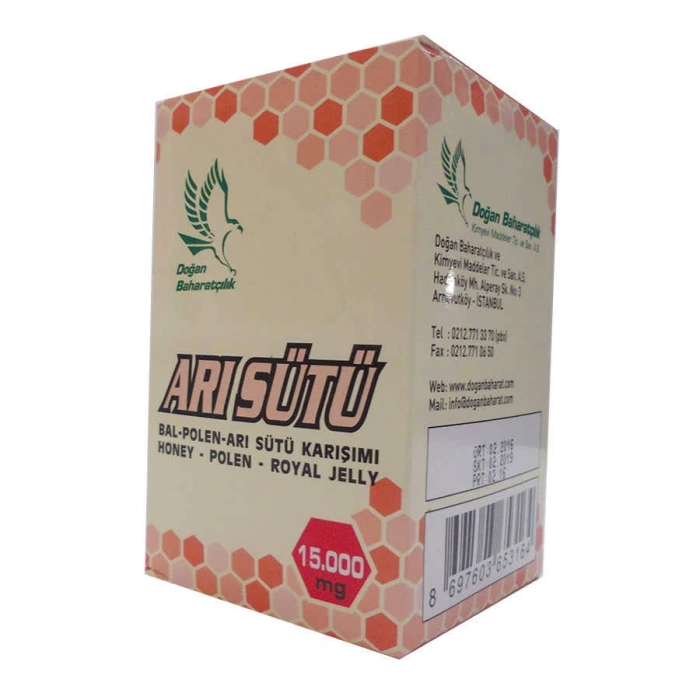 Bal Polen Arı Sütü Karışımı Süper Doz 15000 Mg