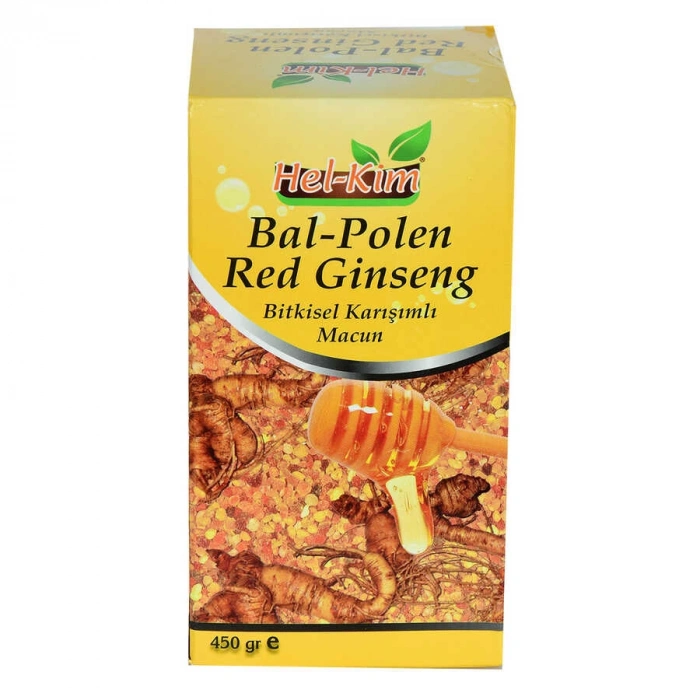 Bal Polen Red Ginsengli sel Karışımlı Macunnu 450 Gr
