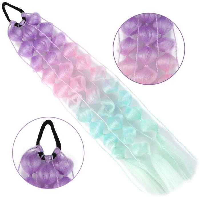 Bn Örgülü Lastikli At Kuyruğu / ACM14