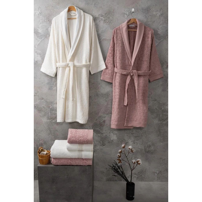 Bambu Bornoz Seti Rena İvort Rosetta