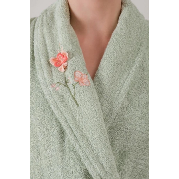 Bambu Tek Bornoz Yeşil