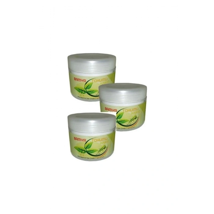 Bamya Tohumu Kremi Vücut Sızıları Için 100 ml x 3