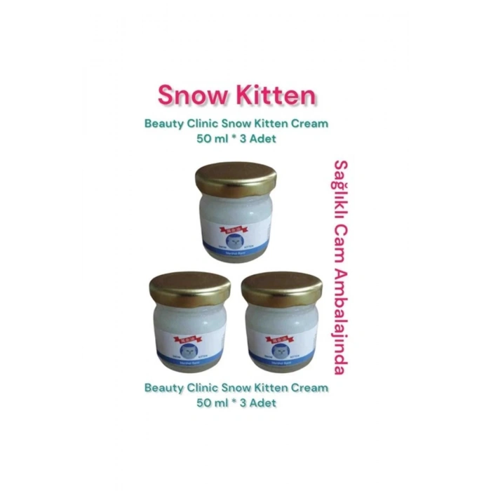Beauty Clinic Snow Kitten Krem 3 Adet 50 gr