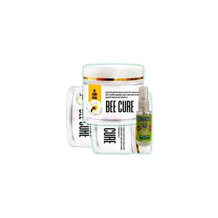 Bee Cure Arı Zehri 3x100 ml Sızıları Rahatlatıcı Bakım Kremi+Çörek Otu Ağrı Yağ ile