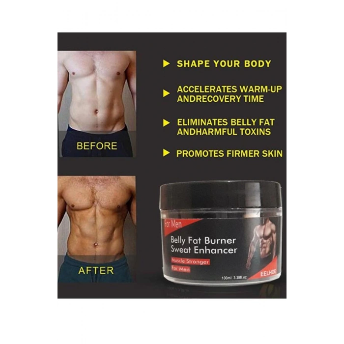 Belly Fat Burner Erkeklere Fazla Ya.ğları Yakı.cı Za.yıflama Kas Yap.ıcı Krem 100 ml X 2 Adet