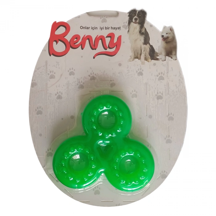 Benny Köpek Oyuncağı Üçlü H 9 x 9 cm Yeşil