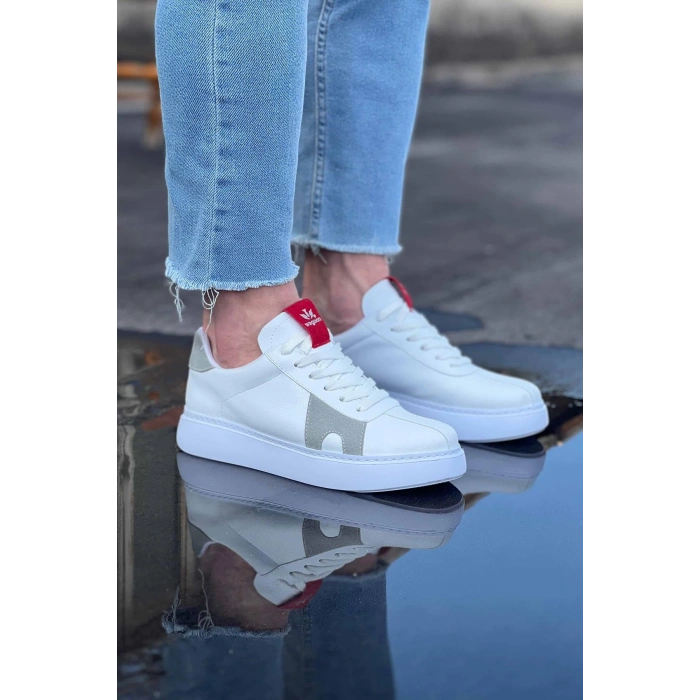 Beyaz Gri Erkek Casual Ayakkabı