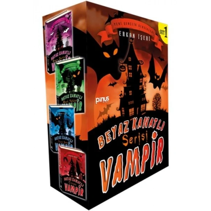 Beyaz Kanatlı Vampir Seti 1 - 4  Takım