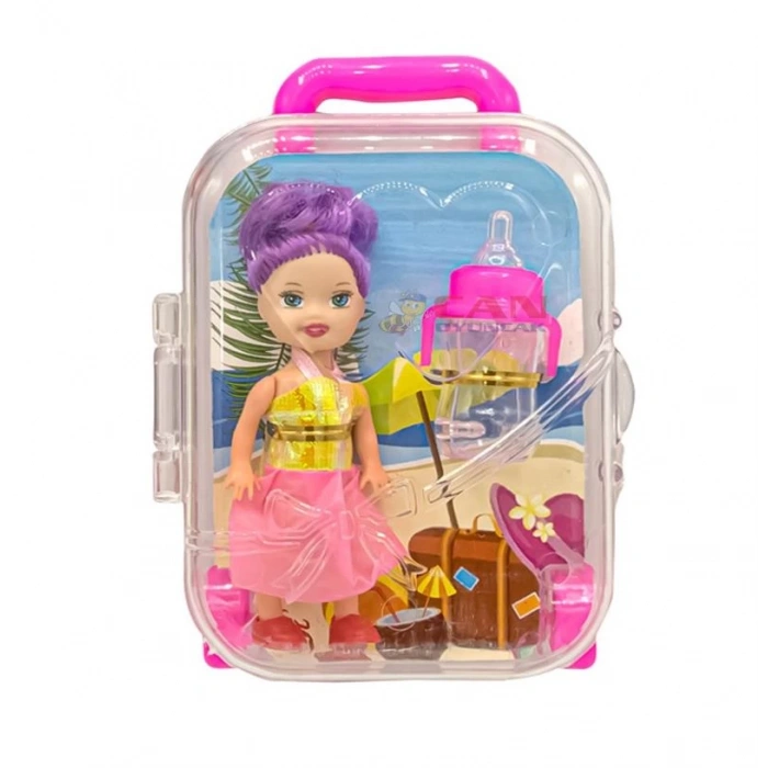 Biberonlu Bebek ve Bavulu