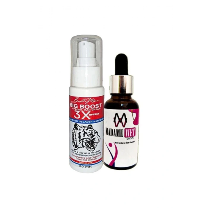 Bigboost Erkeğe 3xeffect Krem 50 Ml + Yanında 1 Şişe Madamewet Canlandırıcı Içecek
