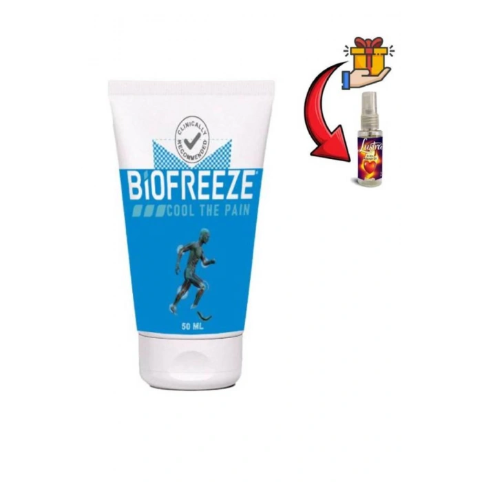 Biofreeze Cool The Pain Cream Vücut Ağrılarına Teskin Kremi 50 ml x 1 ad+Masaj Yağı ile
