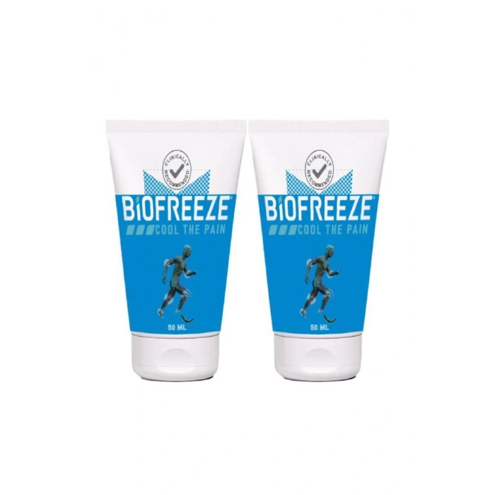Biofreeze Cool The Pain Cream Vücut Ağrılarına Teskin Kremi 50 ml x 2 ad+Masaj Yağı ile