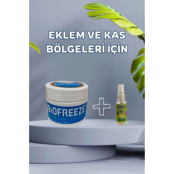 Biofreeze Kas Eklem Ağrı Ve Masaj Kremi 150 ML 1 Adet + Çörek Otu Yağı 30 ML 1 Adet