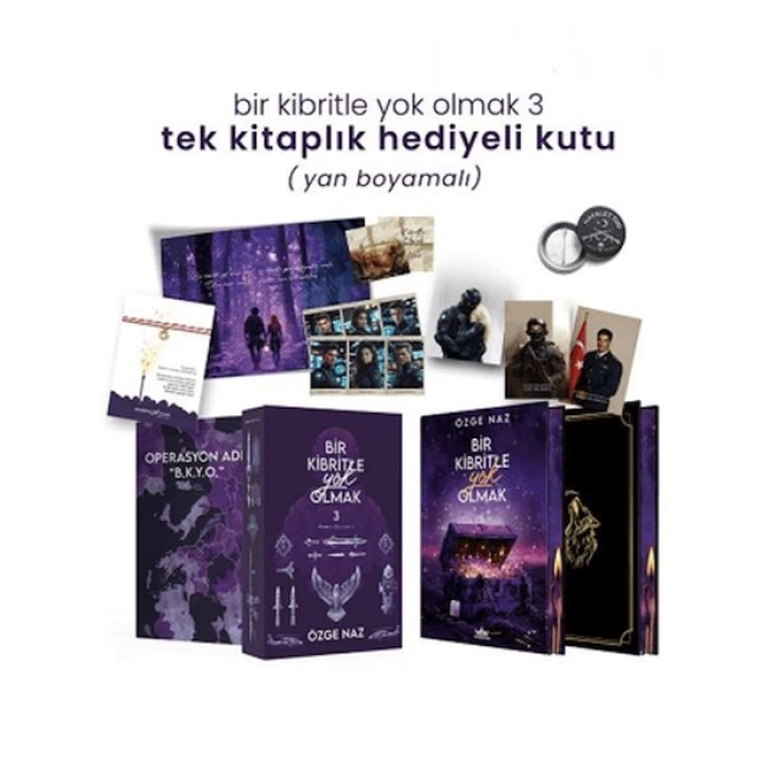 Bir Kibritle  Olmak 3 - Hediyeli Yan Boyamalı Kutu