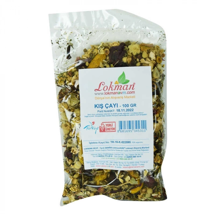 sel Karışık Osmanlı Çayı Kış Çayı 100 Gr Paket