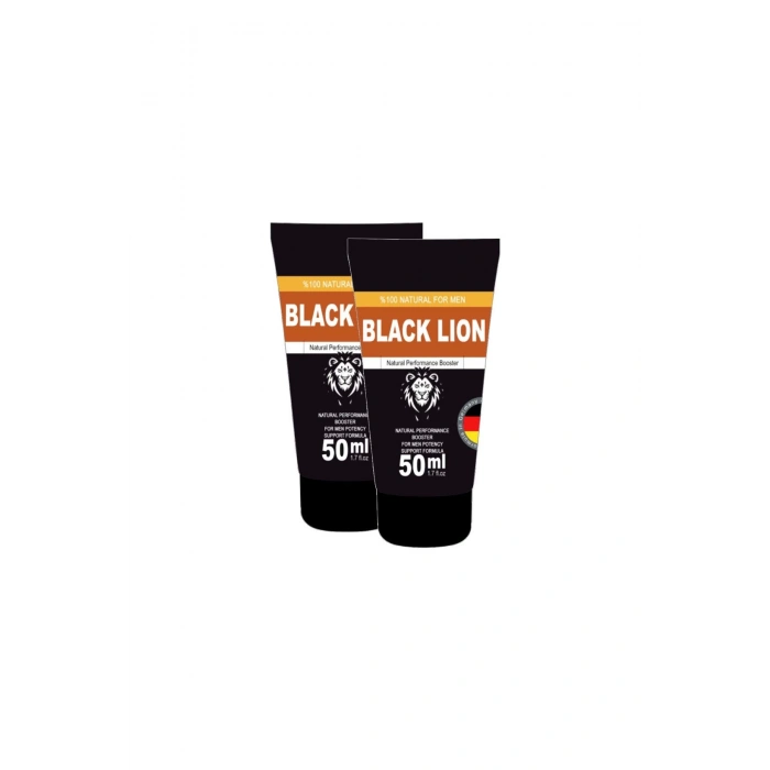 Black Lion 2 Adet 50 ml Men Booster Krem Erkeklere Özel Anlar İçin Hareketlendirici Krem 566