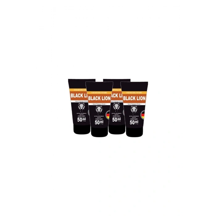Black Lion 4 Tane x 50 ml Men Booster Krem Erkeklere Özel Anlar İçin Hareketlendirici Krem 578