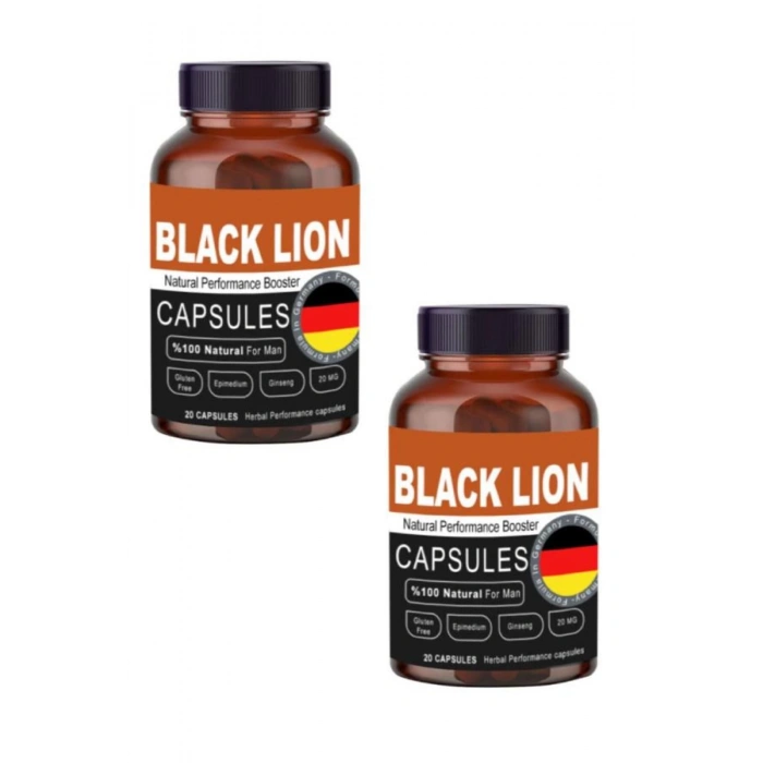 Black Lion Men Booster Erkeklere Özel li Takviyesi 20li x 2 adet