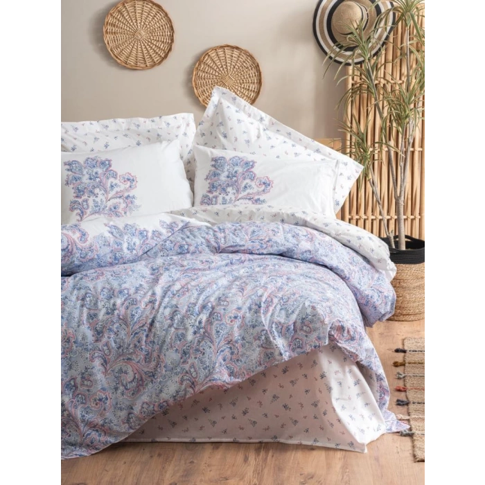 Bohem Nev Takımı Çift Kişilik Mapiya Mavi