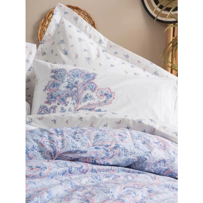 Bohem Nev Takımı Çift Kişilik Mapiya Mavi