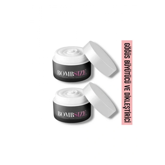 Bombsize Kadınlara Özel Göğüs Geliştirici Dolgunlaştırıcı Sıkılaştırıcı Bakım Kremi 50 ml X 2 Adet