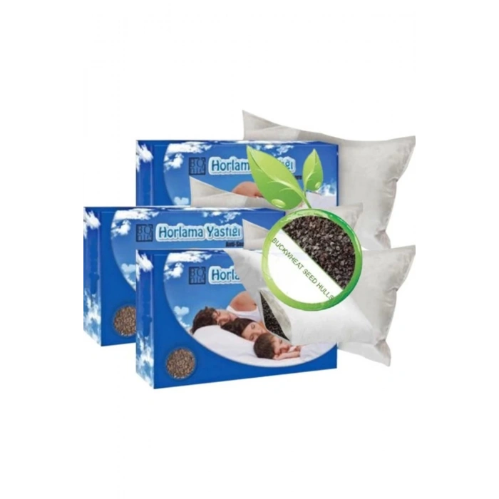 Bonie Gürültüsüz Uyku Yastığı 3 Adet Karabuğday Yastığı 50X70Cm Lust925000330