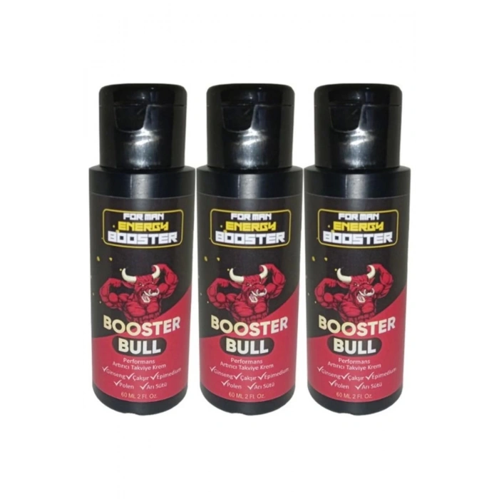 Booster Bull 3 Adet Erkeklere Özel Krem 60 ml - 3 Adet 60 ml SNMYN121