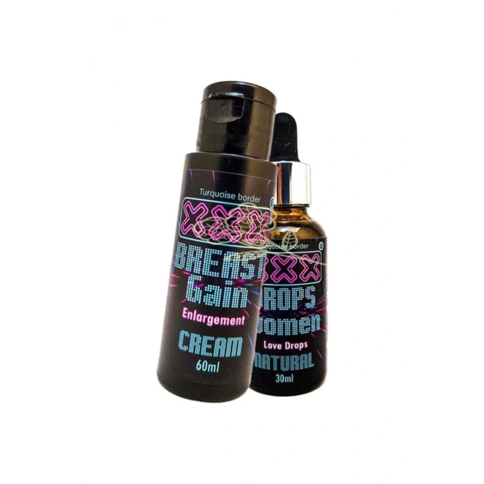 Breast Gain 60 ml Kadınlara Özel Şekillendirme Memlift Bakım Kremi+ Kadınlara Özel Damla LOVIX:070