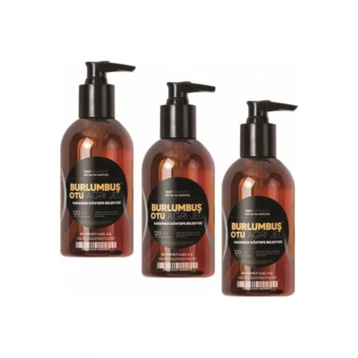Burlumbuş Otu sel Jel 120 ml 3 Kutu Birden