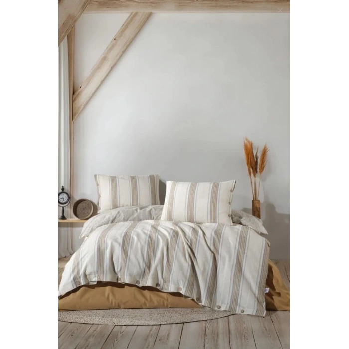 Butik Native Serisi Çift Kişilik Nev Takımı İmre Hardal