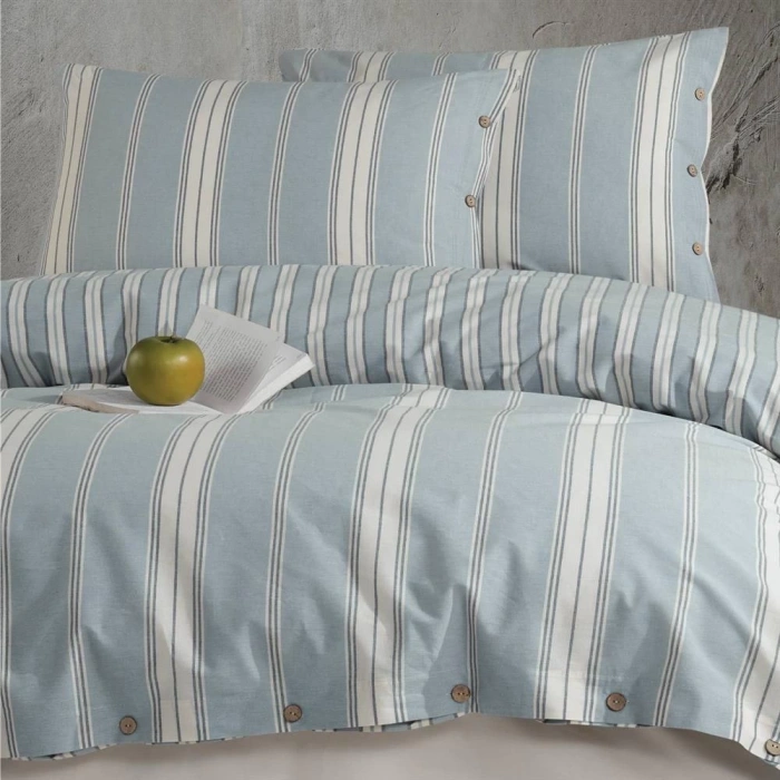 Butik Native Serisi Çift Kişilik Nev Takımı Kasara v1 Mavi