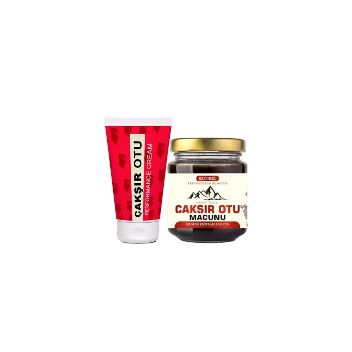 Çakşır Otu Set Erkeklere Gecikmeye Sertleşmeye Büyütmeye sel Takviye 240 gr+Lustra Masaj Yağı