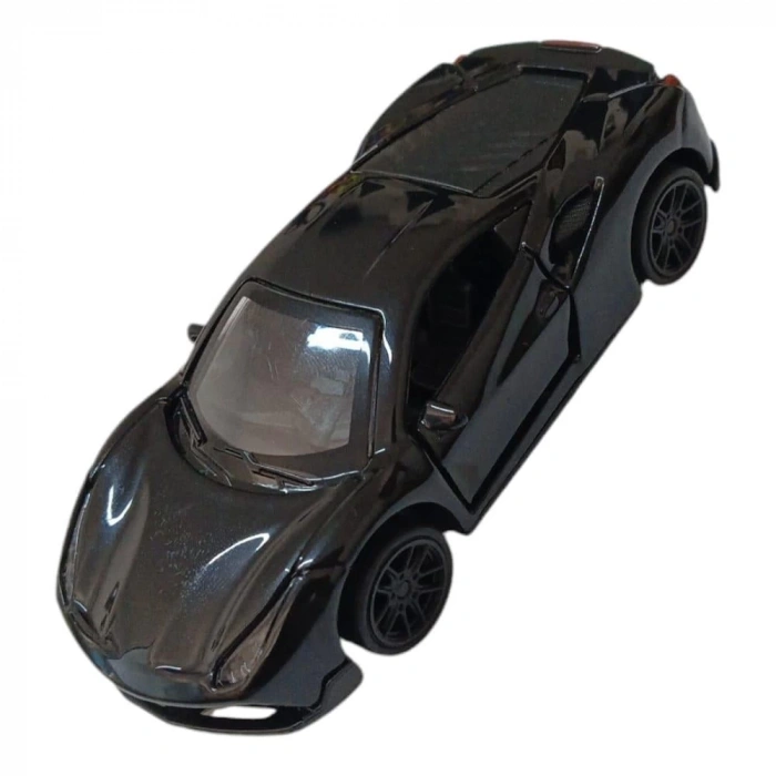 Çek Bırak Metal Araba - 4311B - Siyah