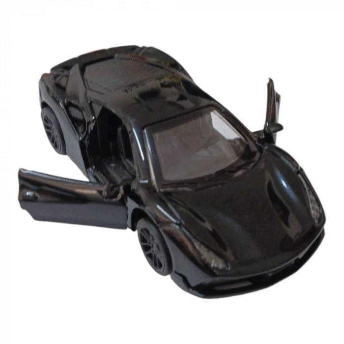 Çek Bırak Metal Araba - 4311B - Siyah