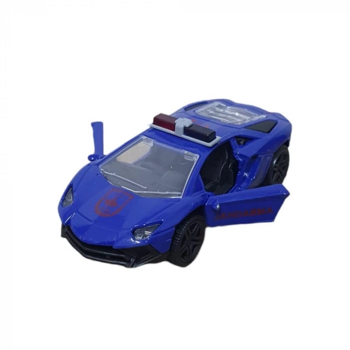 Çek Bırak Metal Araba Lamborgini  - Jandarma