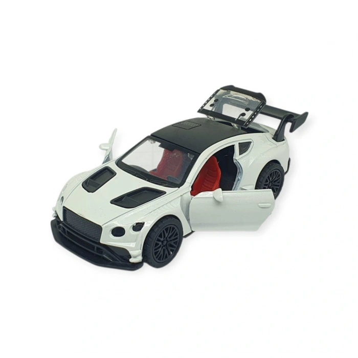 Çek Bırak Metal Arabalar  cm - 3671C - Beyaz