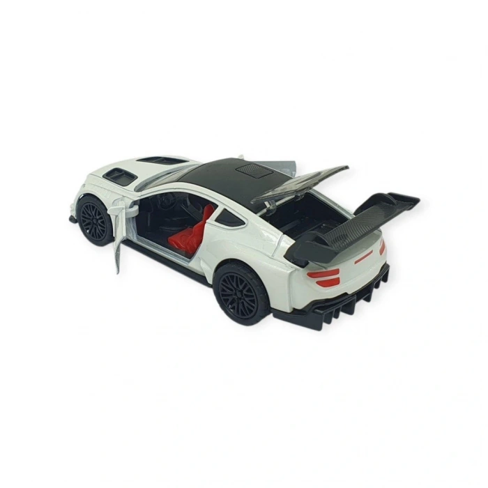 Çek Bırak Metal Arabalar  cm - 3671C - Beyaz