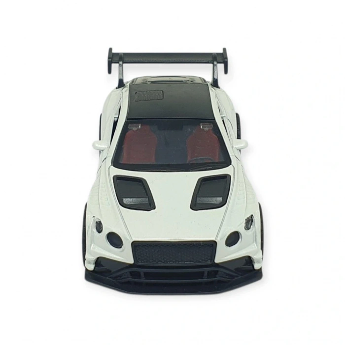 Çek Bırak Metal Arabalar  cm - 3671C - Beyaz